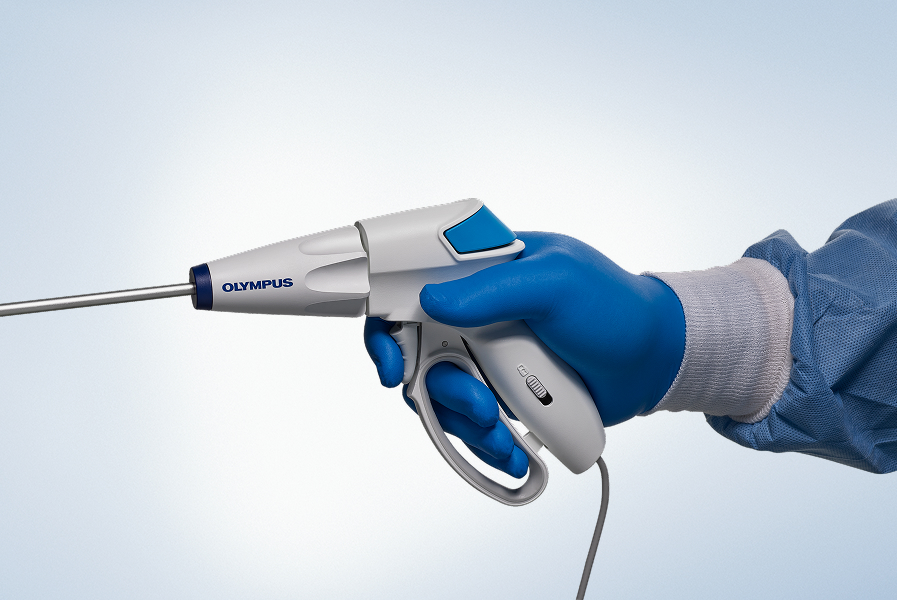 hand holding product